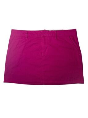 Hurley Dark Hot Pink Chino Mini Skirt